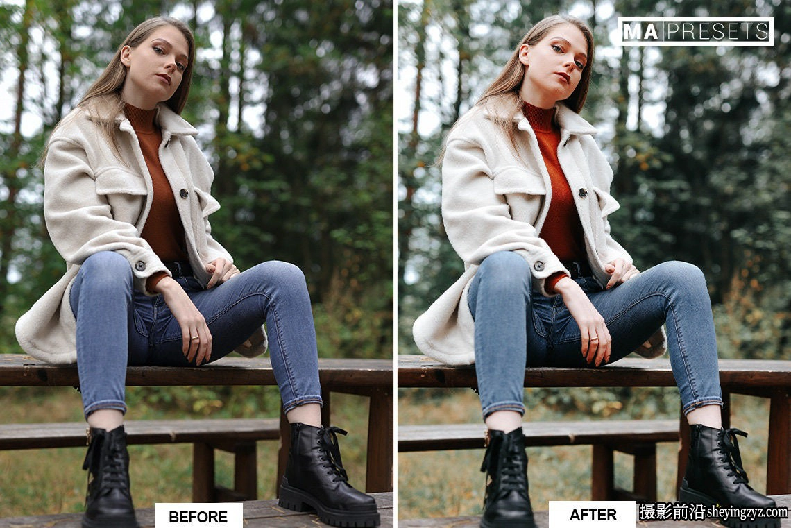 网红暖色调人像调色LR预设手机预设EARTHY TONES Lightroom Presets
