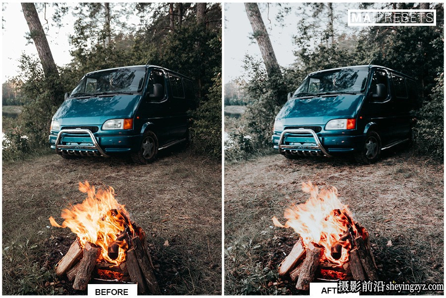 旅行森系清新胶片lr预设手机预设 EVERGREEN Lightroom Presets