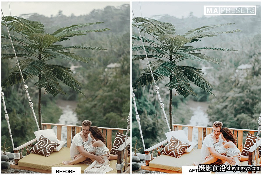 旅行森系清新胶片lr预设手机预设 EVERGREEN Lightroom Presets