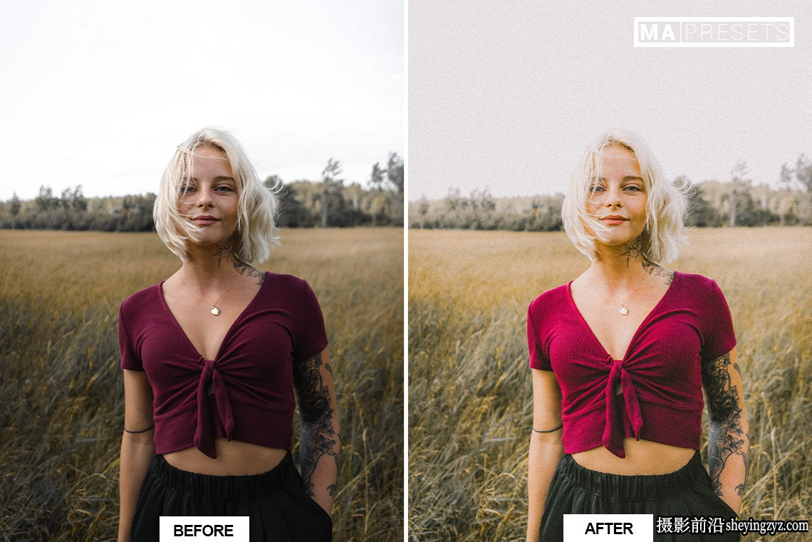 电影仿真胶片人像LR预设手机lr预设 FILM GRAIN Lightroom Presets