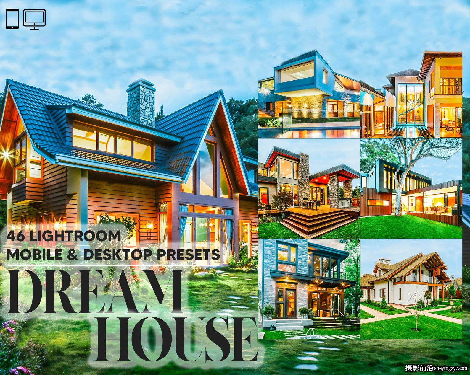 室内外房地产家居摄影LR预设手机预设Dream House Lightroom Presets
