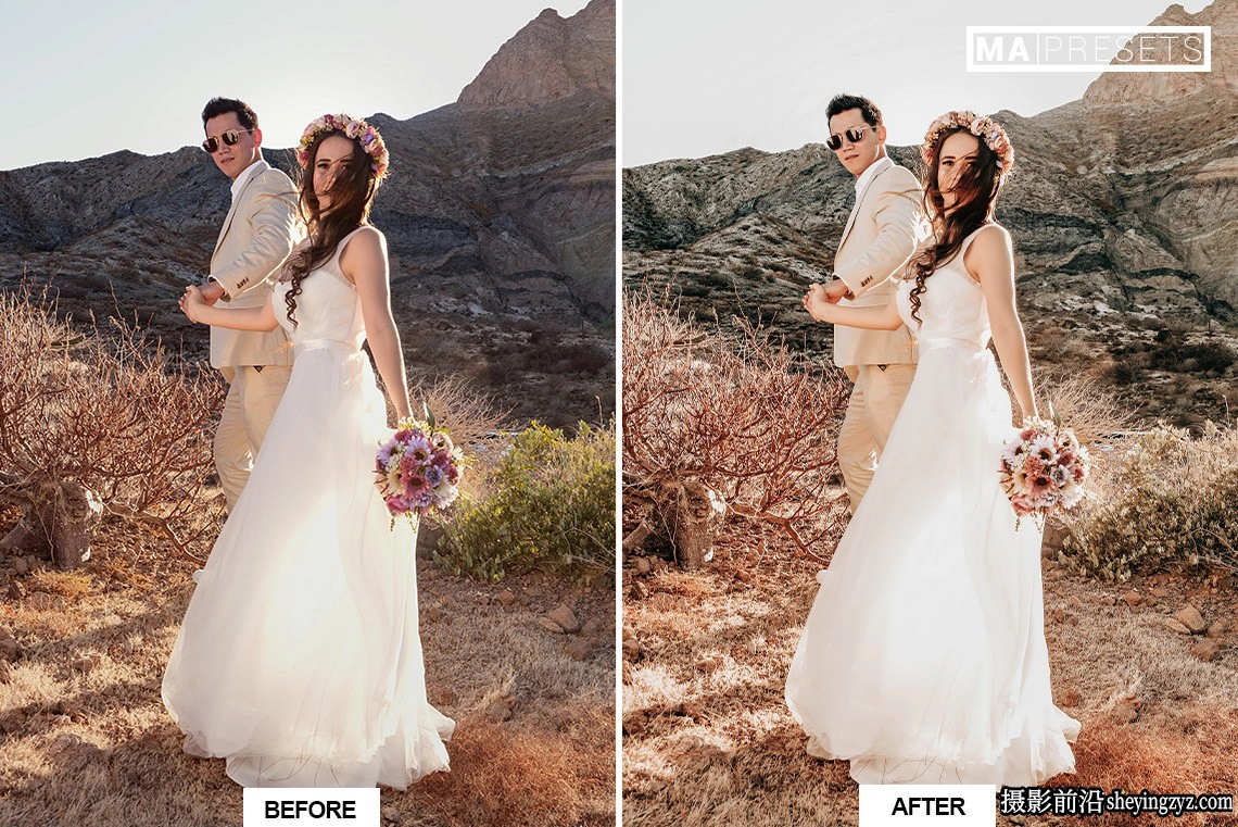 波西米亚婚礼人像LR预设手机lr预设BOHO WEDDING Lightroom Presets