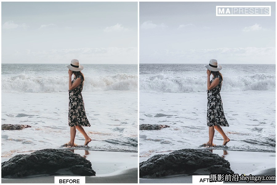 中性灰情绪人像LR预设手机lr预设 BLACK TONES Lightroom Presets