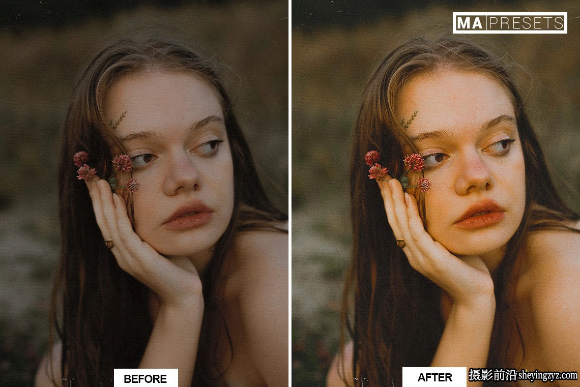 复古胶片人像LR预设手机lr预设 BEAUTY PORTRAIT Lightroom Presets
