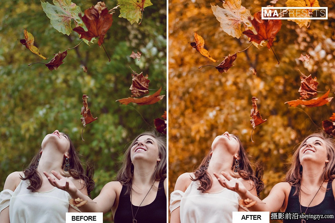 秋季复古电影人像调色LR预设手机lr预设AUTUMN–Lightroom Presets