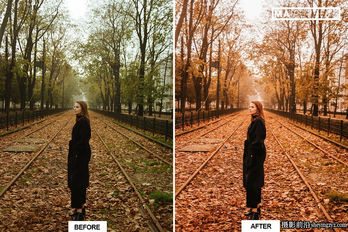 秋季复古电影人像调色LR预设手机lr预设AUTUMN–Lightroom Presets