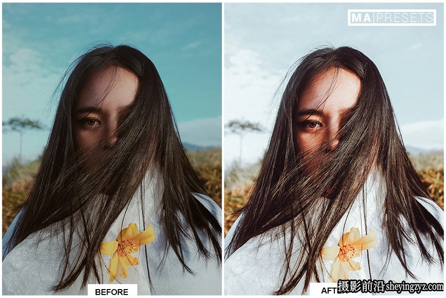 明亮通透人像调色LR预设手机预设BRIGHT &amp; CLEAN Lightroom Presets