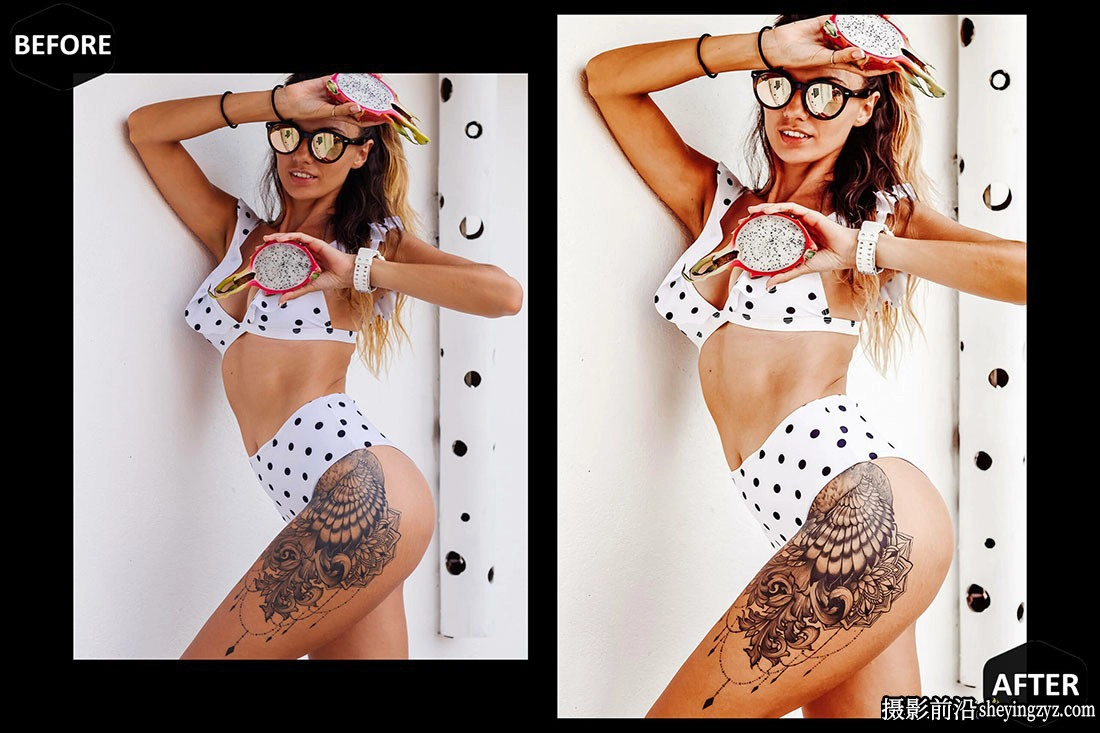 艺术人像后期调色LR预设手机lr预设 Tattoo Art Lightroom Presets