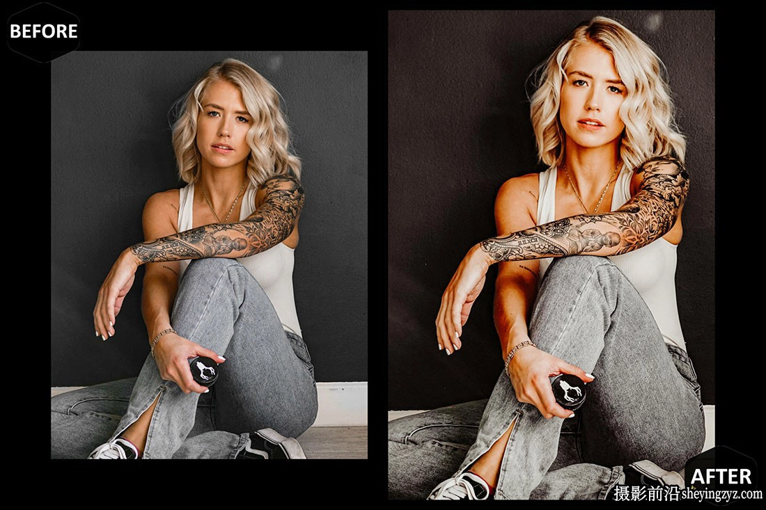 艺术人像后期调色LR预设手机lr预设 Tattoo Art Lightroom Presets