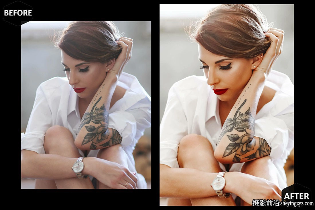 艺术人像后期调色LR预设手机lr预设 Tattoo Art Lightroom Presets