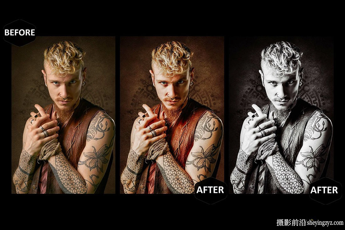 艺术人像后期调色LR预设手机lr预设 Tattoo Art Lightroom Presets