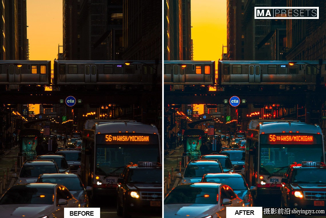 城市街道霓虹夜景风光人像LR预设 NEON NIGHT Lightroom Presets