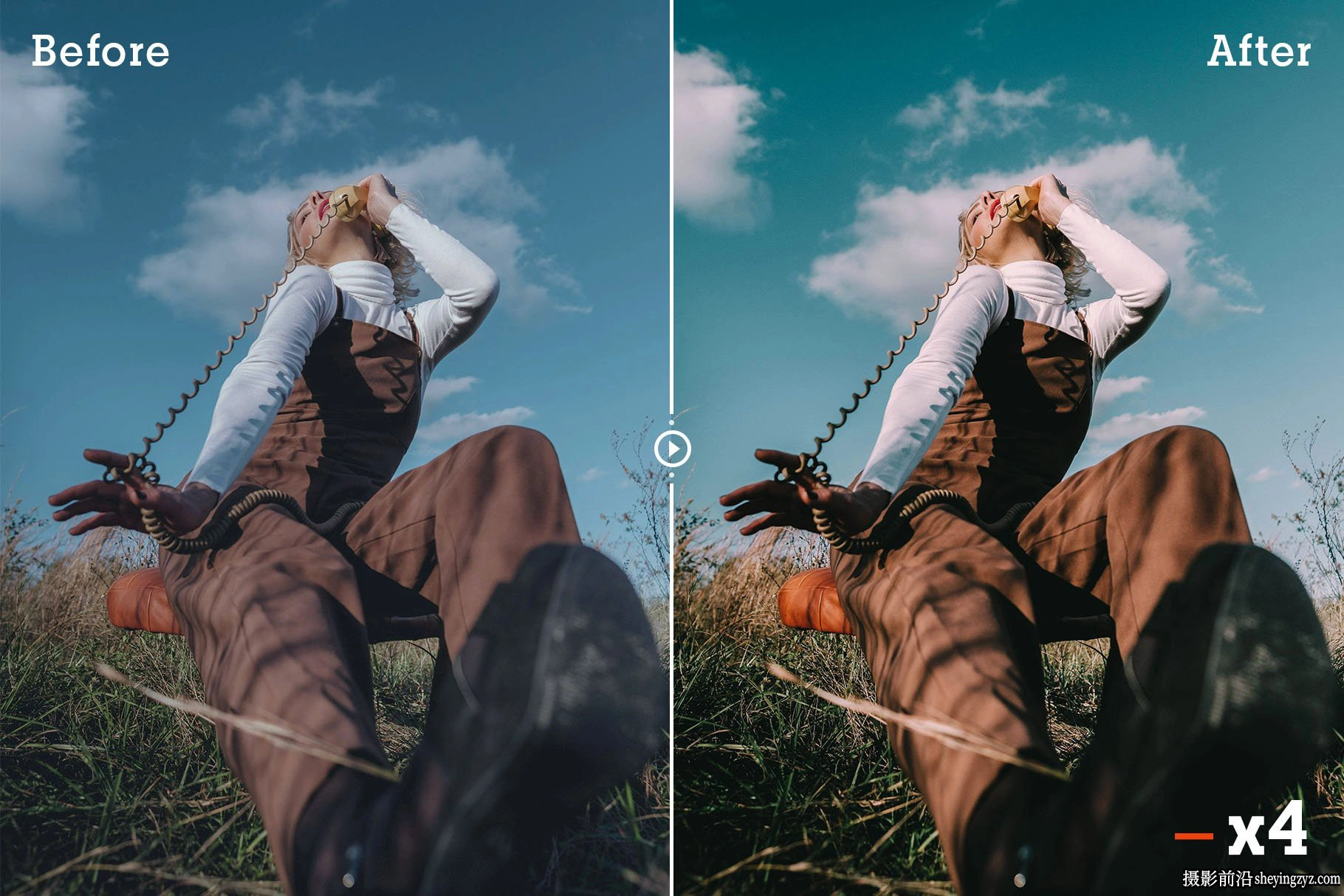 高级磨砂电影人像LR预设手机lr预设Bright Matte-Lightroom Presets