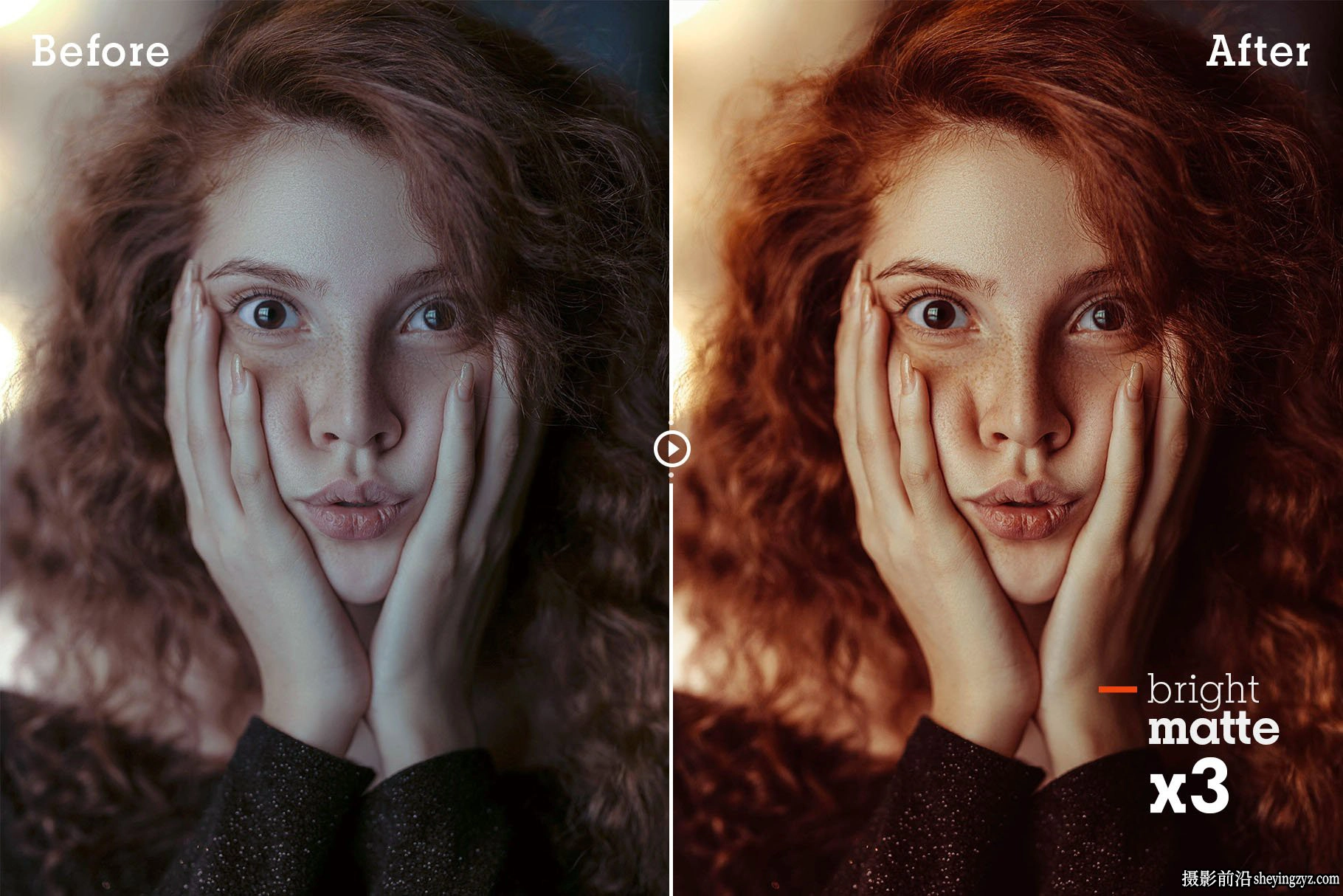高级磨砂电影人像LR预设手机lr预设Bright Matte-Lightroom Presets
