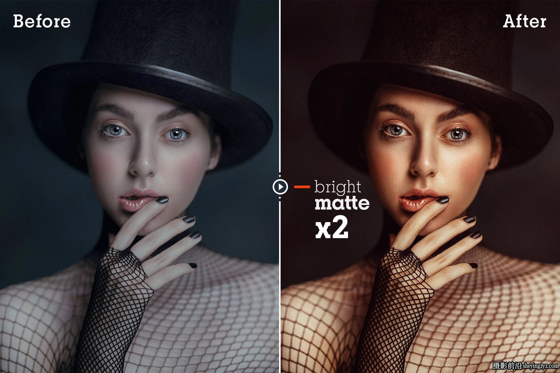 高级磨砂电影人像LR预设手机lr预设Bright Matte-Lightroom Presets