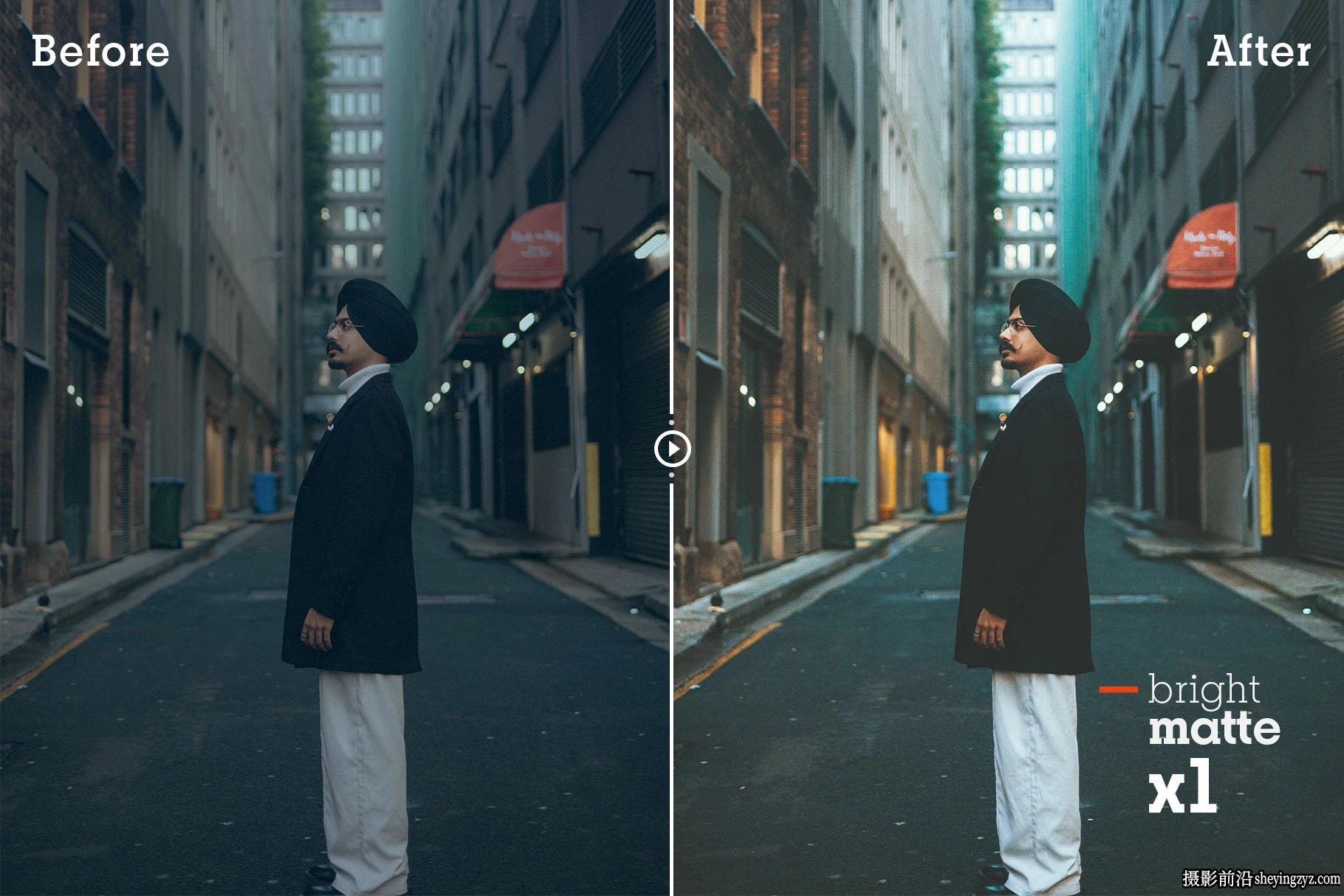 高级磨砂电影人像LR预设手机lr预设Bright Matte-Lightroom Presets