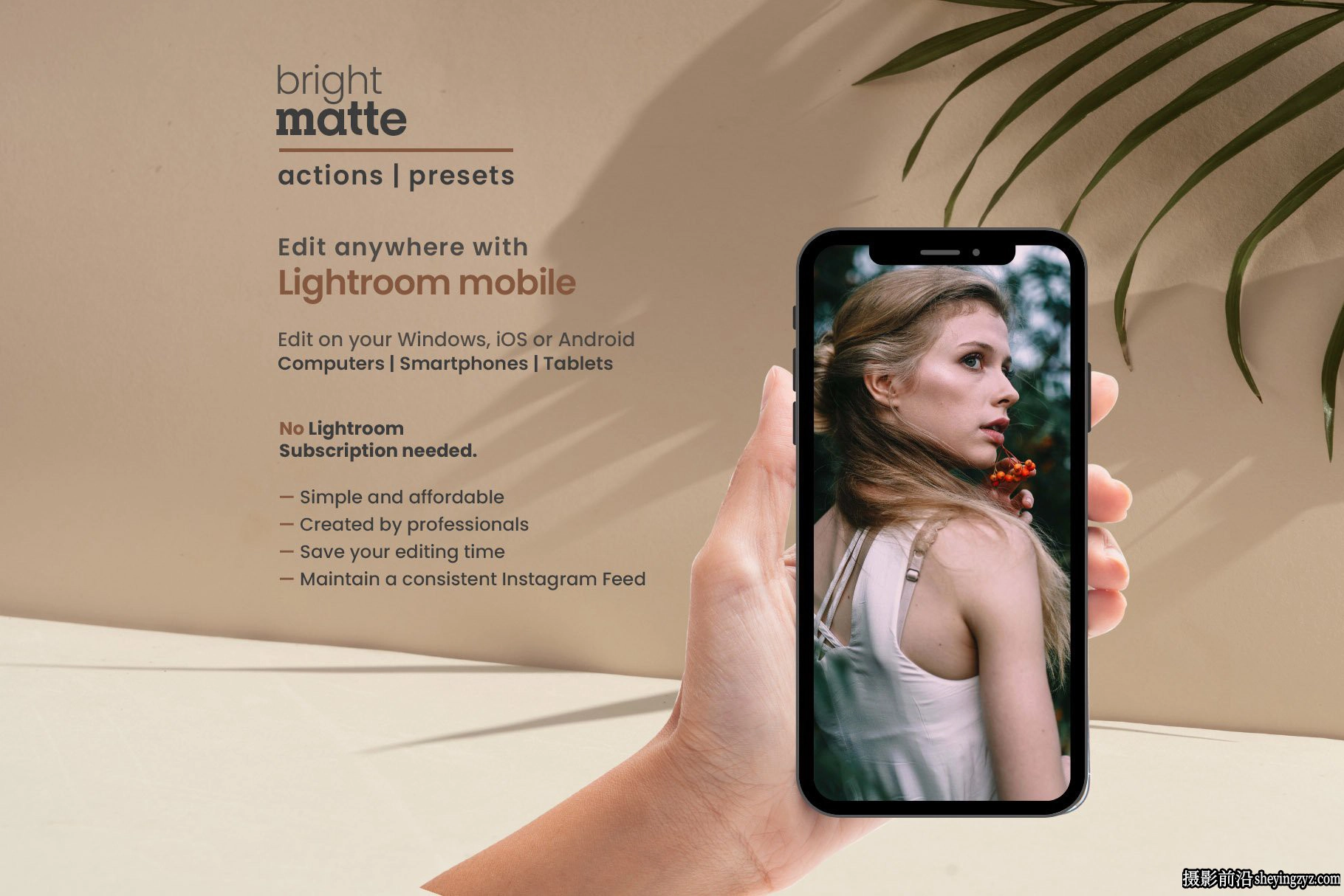 高级磨砂电影人像LR预设手机lr预设Bright Matte-Lightroom Presets