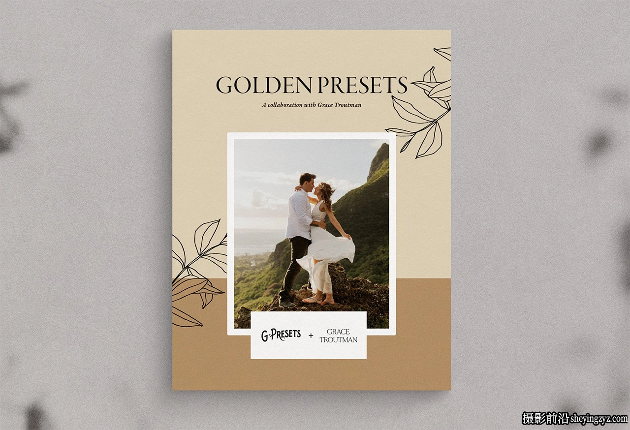 金色婚礼胶片人像LR预设G-Presets-Golden Presets by Grace Troutman