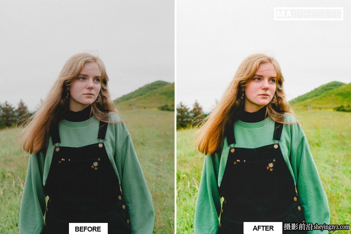 户外自然光人像LR预设手机预设 OUTDOOR NATURE Lightroom Presets