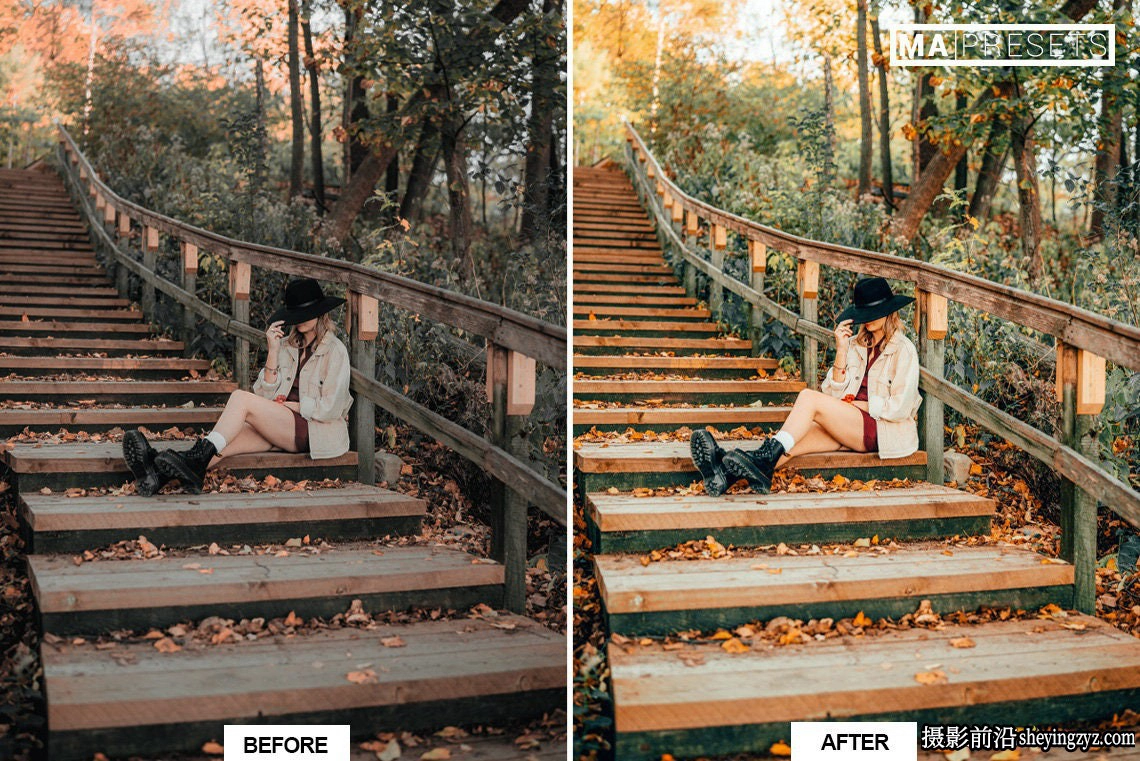 户外自然光人像LR预设手机预设 OUTDOOR NATURE Lightroom Presets