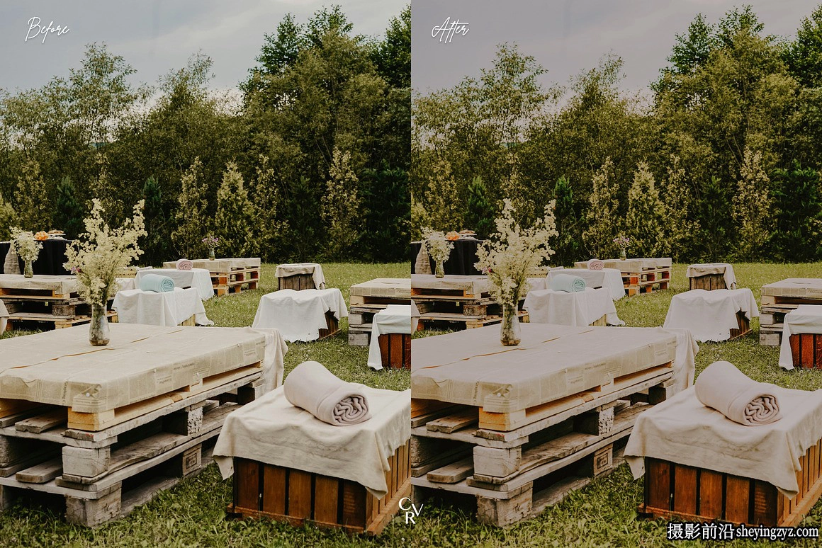 户外婚礼胶片LR预设手机lr预设 Outdoor Wedding Lightroom Presets