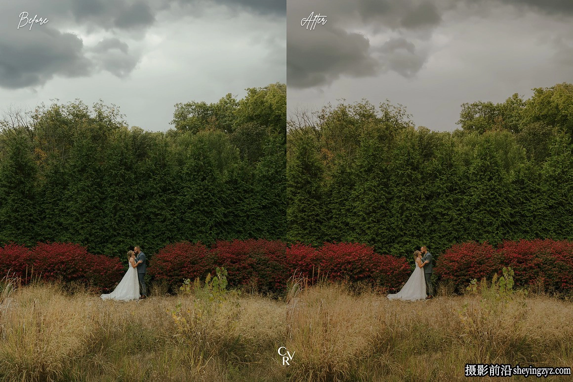 户外婚礼胶片LR预设手机lr预设 Outdoor Wedding Lightroom Presets