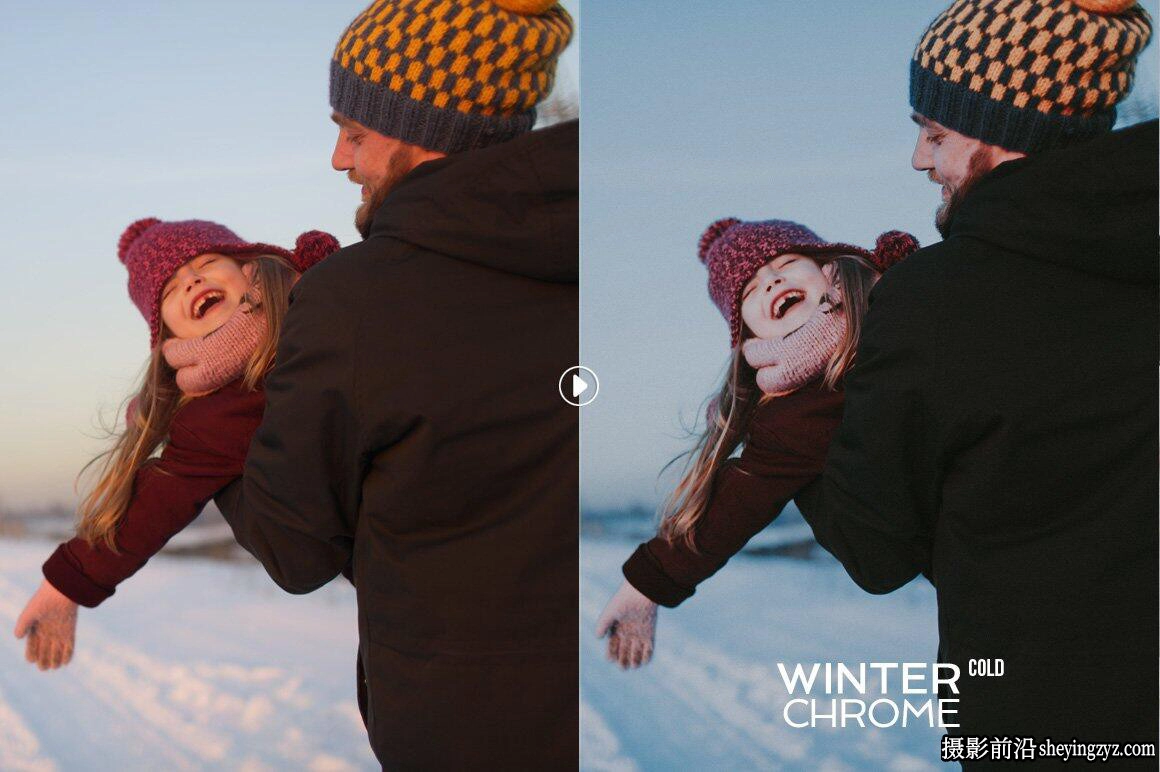 冬季家庭人像调色Lightroom预设 WinterChrome Lightroom Presets