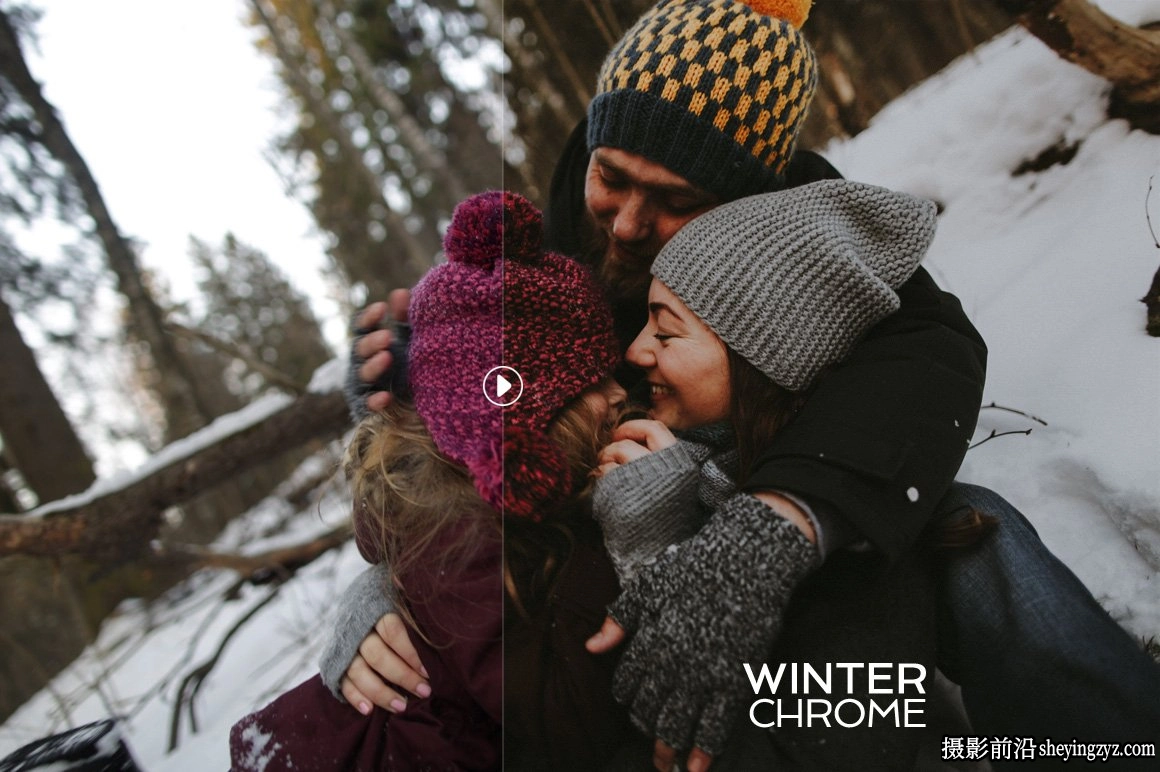 冬季家庭人像调色Lightroom预设 WinterChrome Lightroom Presets