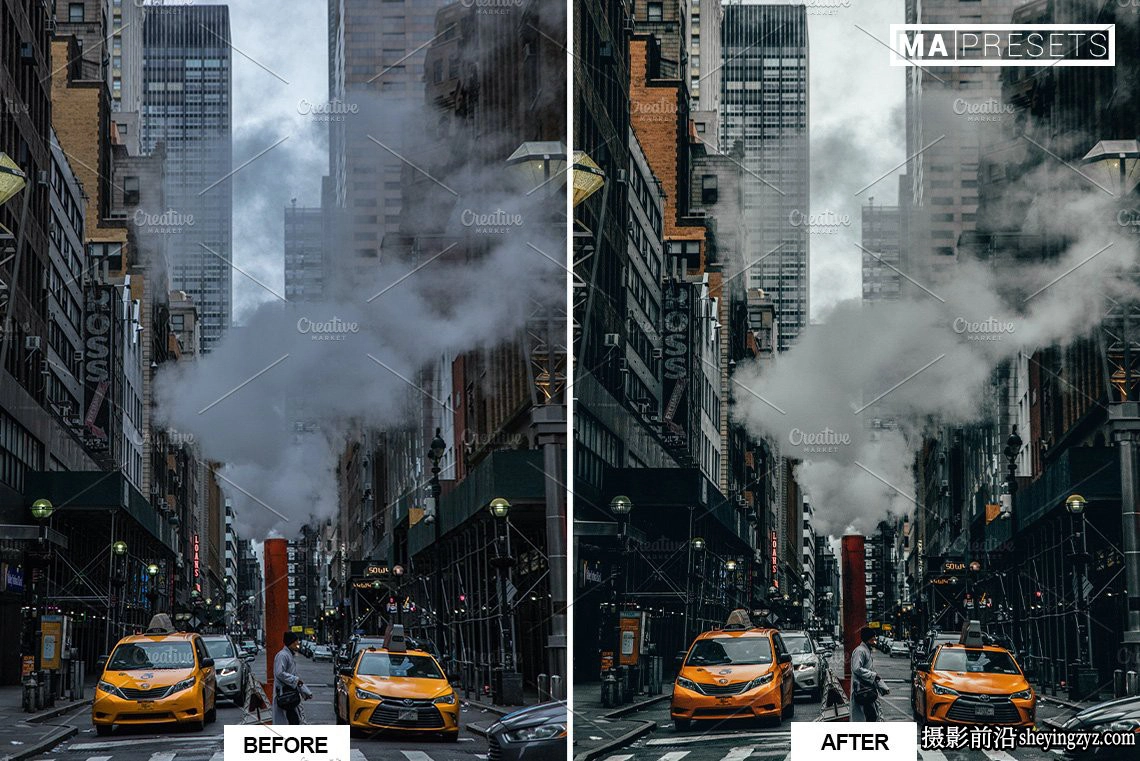 城市街拍摄影电影感Lightroom预设 NEW YORK FILM Lightroom Presets