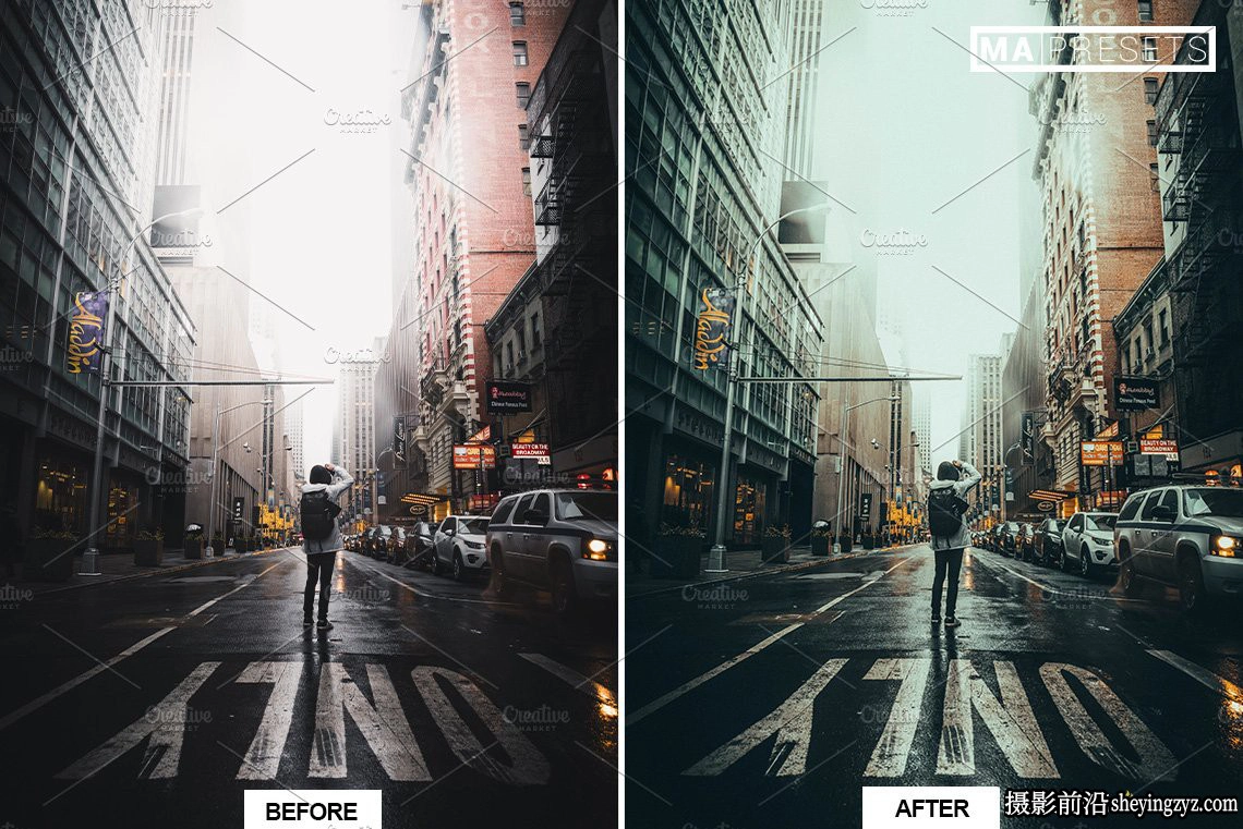 城市街拍摄影电影感Lightroom预设 NEW YORK FILM Lightroom Presets