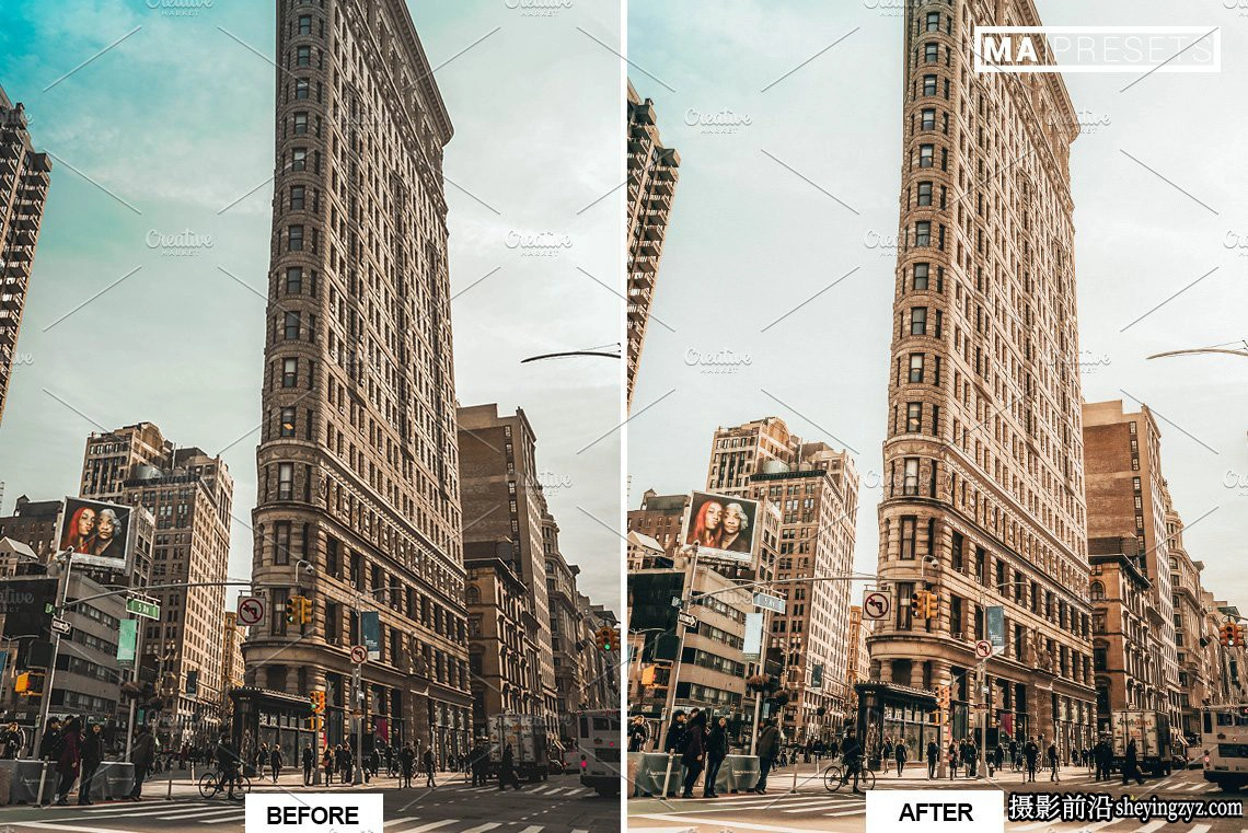 城市街拍摄影电影感Lightroom预设 NEW YORK FILM Lightroom Presets