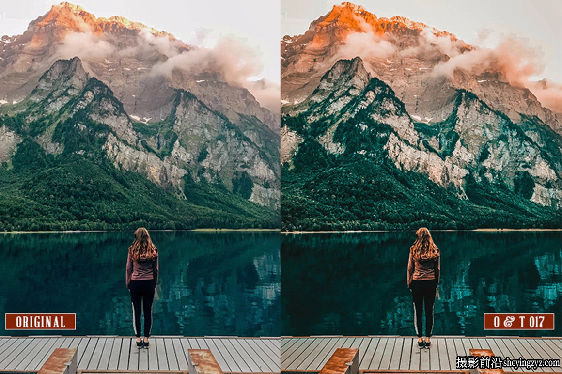 免费LR预设-青橙色旅拍风光LR预设Orange &amp; Teal Lightroom Presets