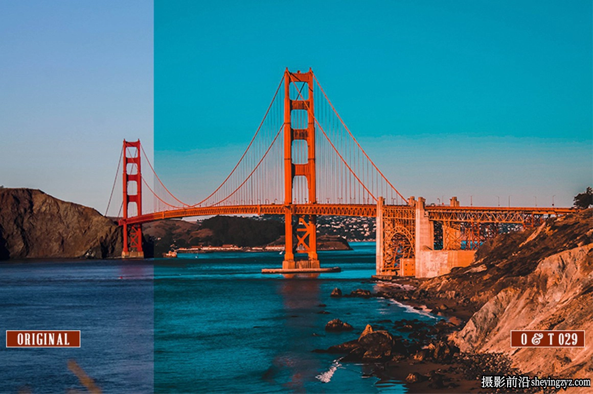 免费LR预设-青橙色旅拍风光LR预设Orange &amp; Teal Lightroom Presets