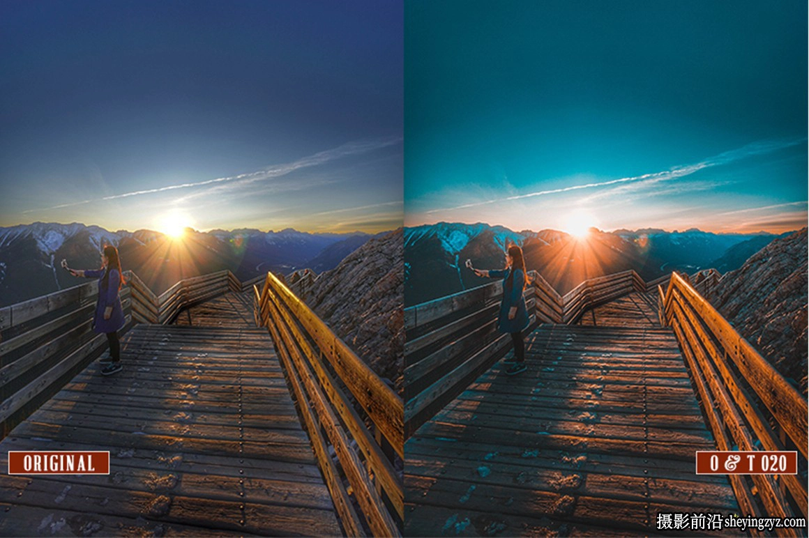 免费LR预设-青橙色旅拍风光LR预设Orange &amp; Teal Lightroom Presets