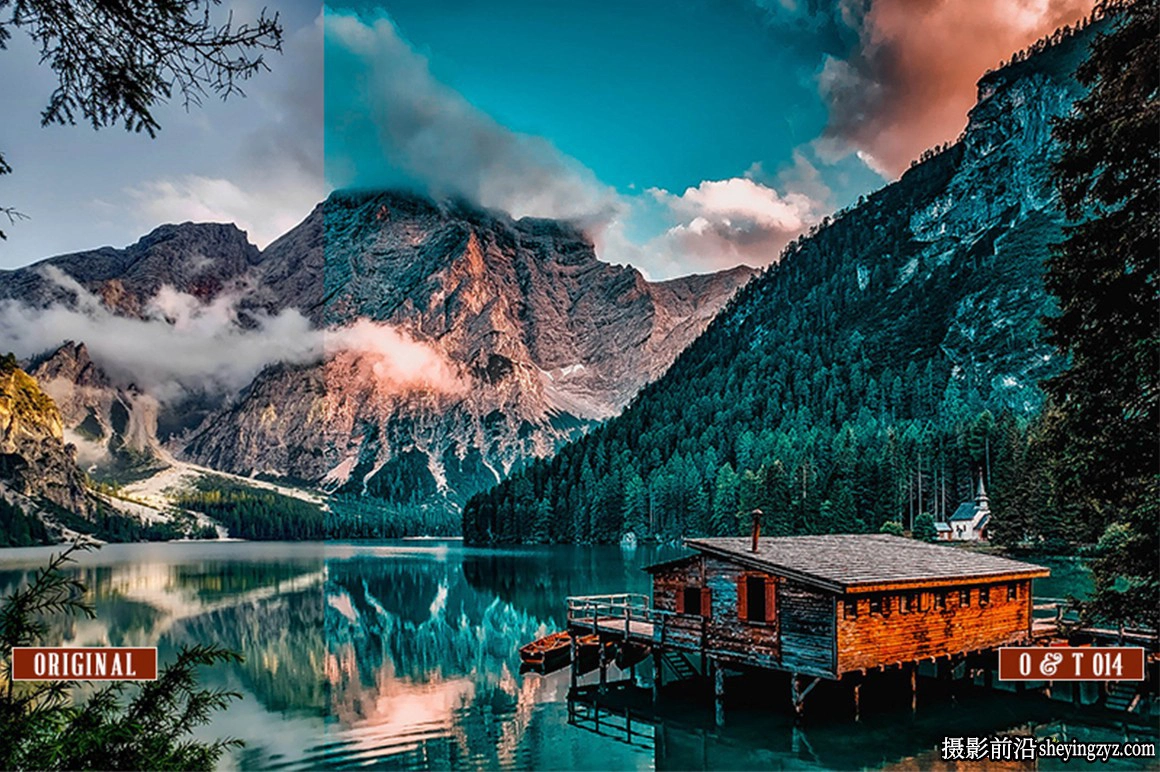 免费LR预设-青橙色旅拍风光LR预设Orange &amp; Teal Lightroom Presets