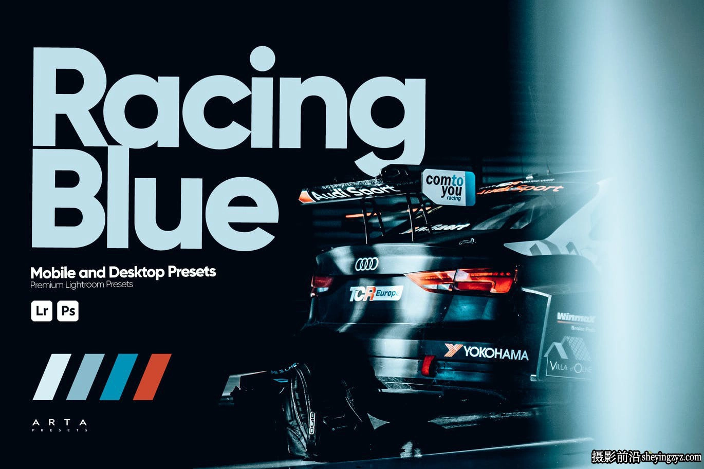 蓝调电影色调lr预设手机LR预设 Racing Blue Lightroom Presets