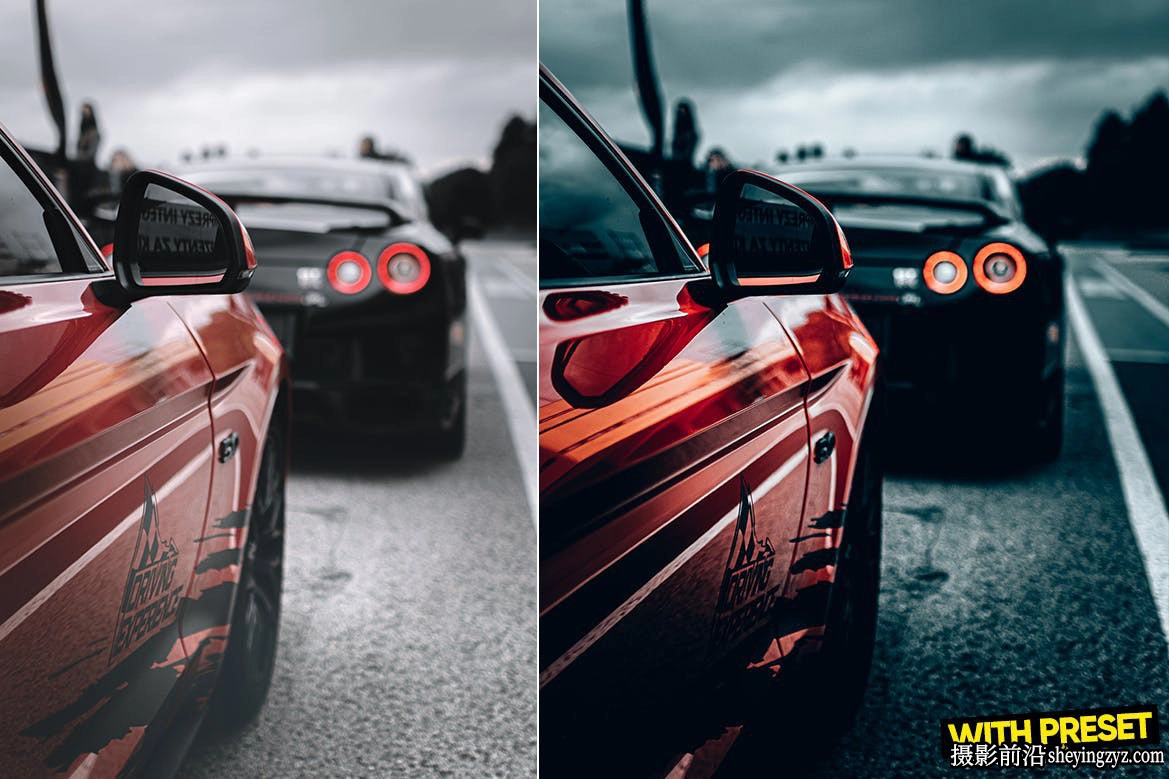蓝调电影色调lr预设手机LR预设 Racing Blue Lightroom Presets