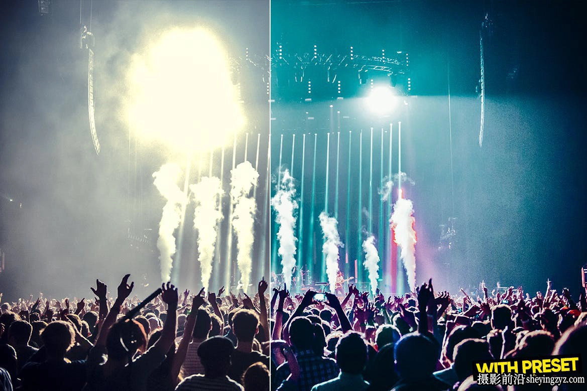 演唱会舞台摄影调色LR预设手机版LR预设 Festival Time Presets