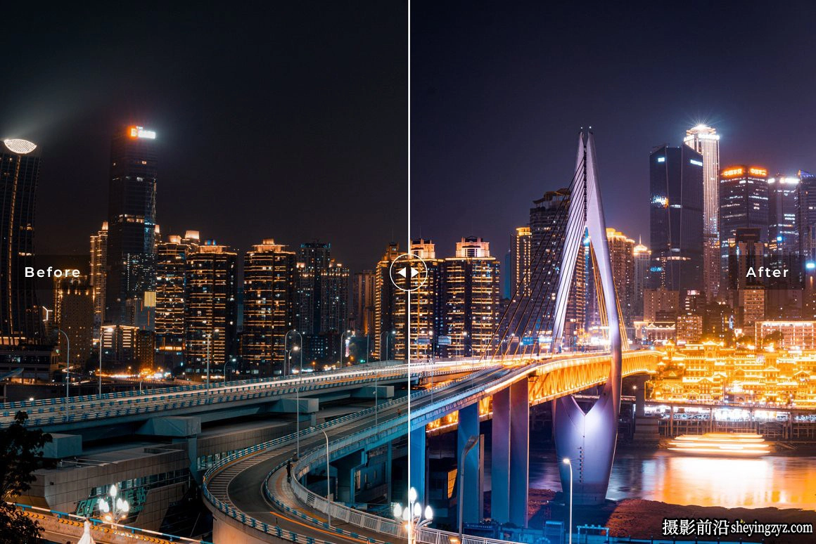 城市夜景风光后期调色LR预设 Nightscape Pro Lightroom Presets