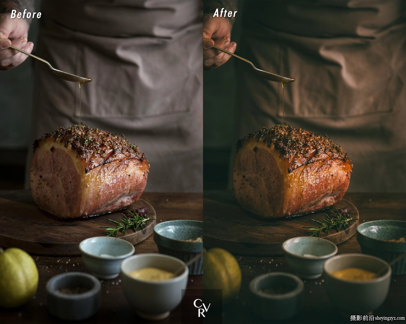 15种电影美食胶片调色LR预设手机版LR预设 Cinematic Food Presets