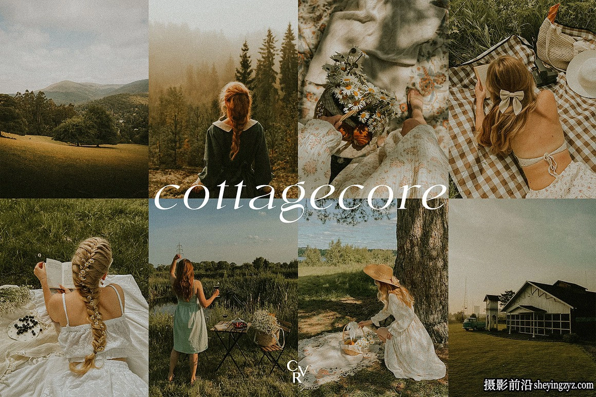 温暖电影胶片人像LR预设手机版lr预设Cottagecore Lightroom Presets