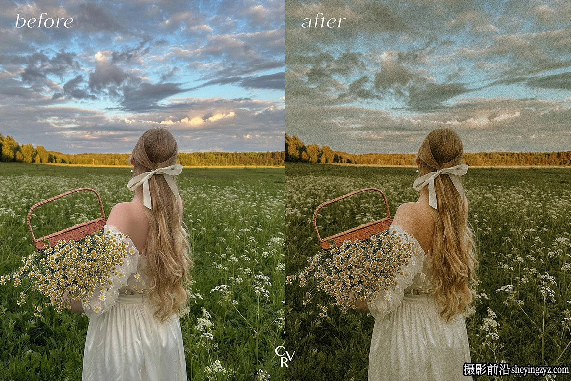 温暖电影胶片人像LR预设手机版lr预设Cottagecore Lightroom Presets