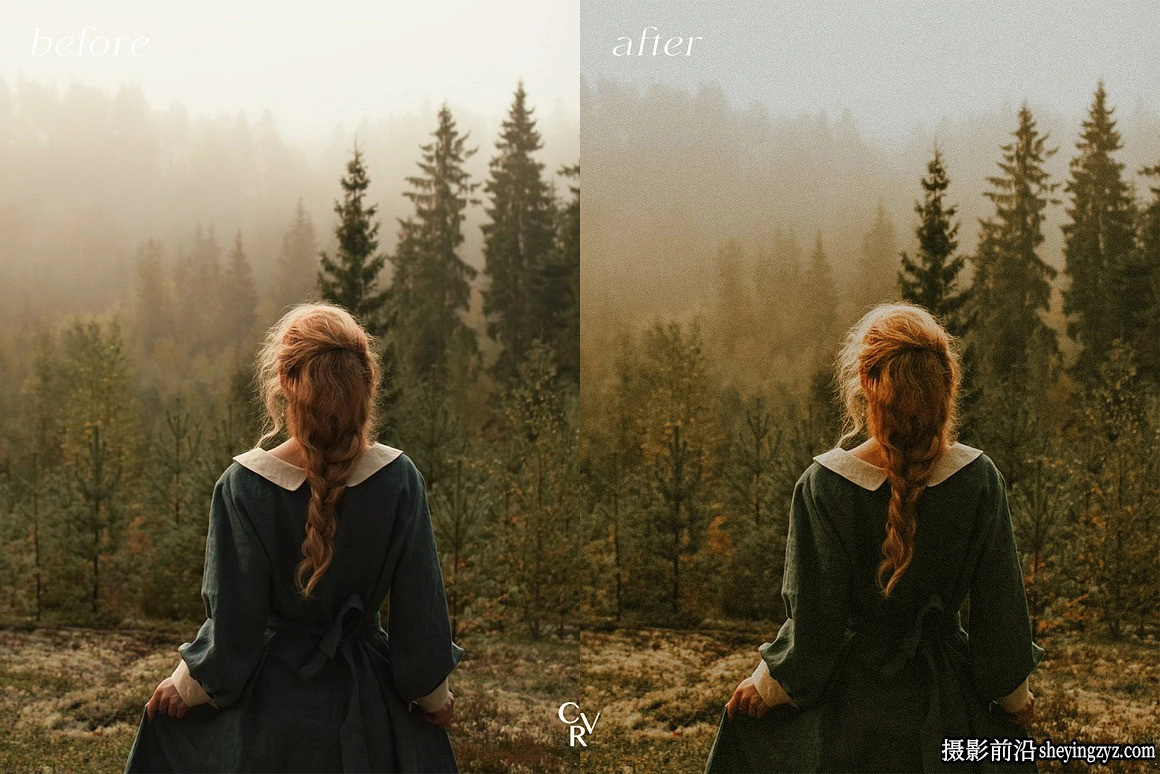 温暖电影胶片人像LR预设手机版lr预设Cottagecore Lightroom Presets