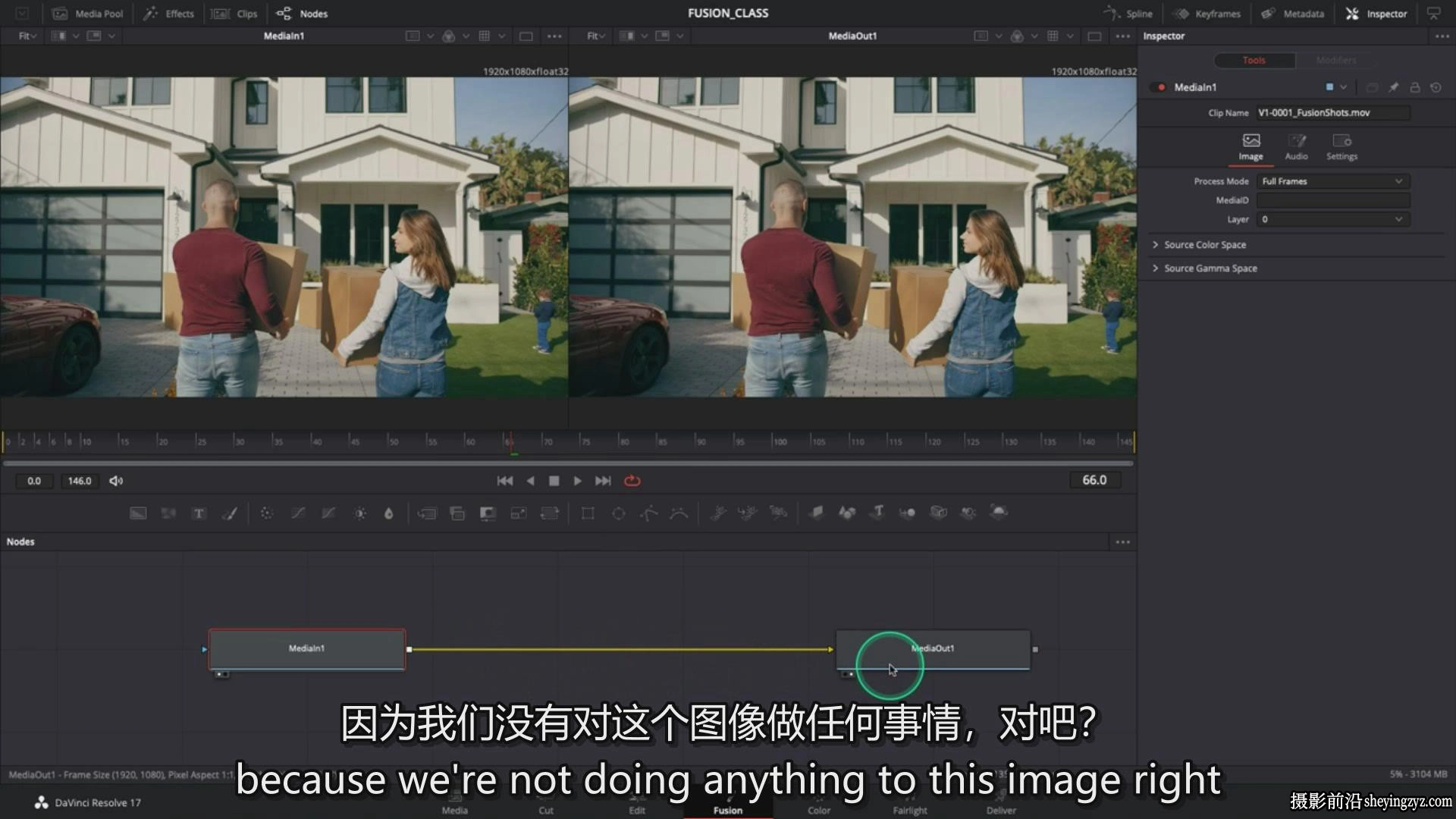 Casey Faris -达芬奇Fusion动态图形视觉合成VFX视频课程-中英字幕