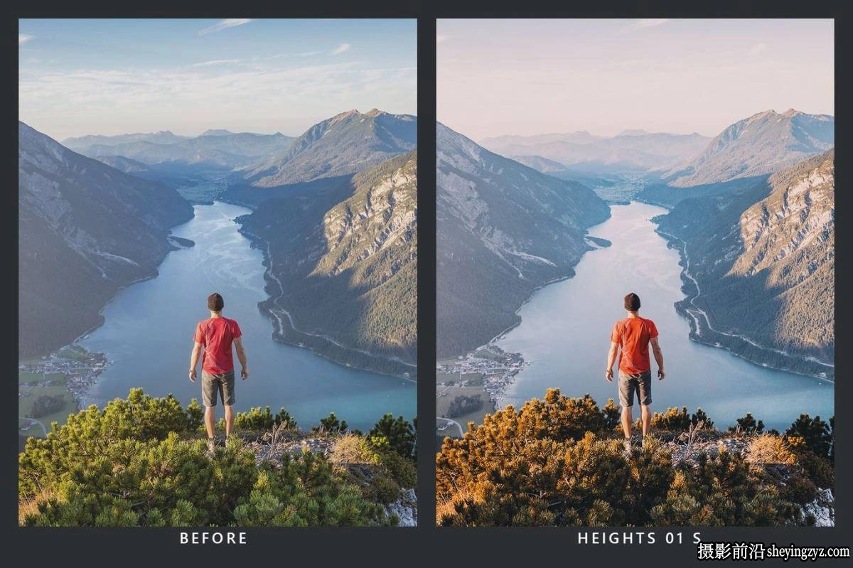 橙蓝色复古胶片LR预设LUT预设 Blue Orange Lightroom Presets LUTs