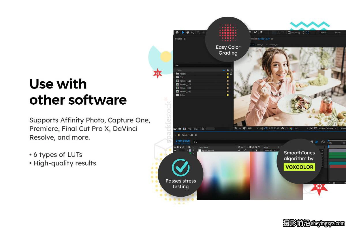 干净复古胶片人像LR预设LUT预设 Clean and Crisp Presets and LUTs