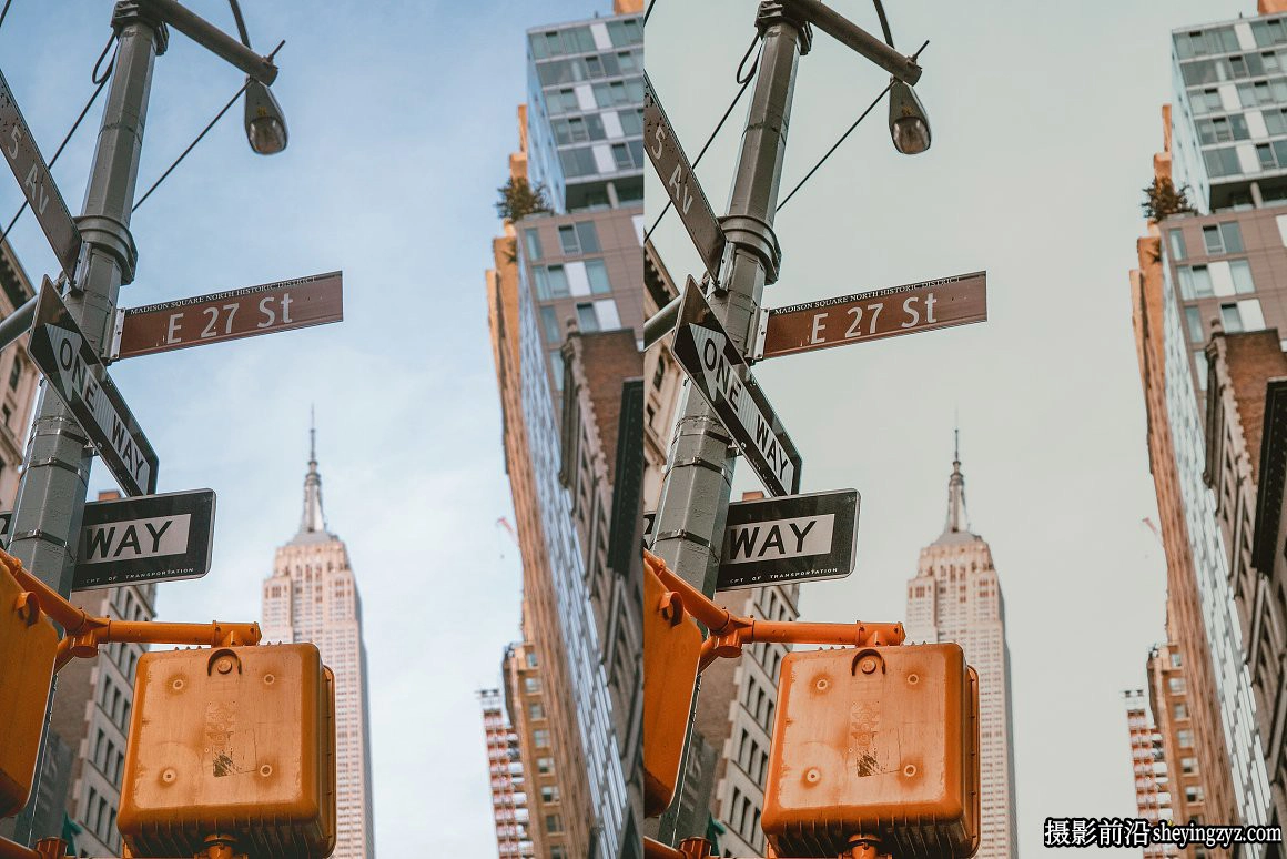 城市旅拍电影风光Lightroom预设手机LR预设 Manhattan Life Presets