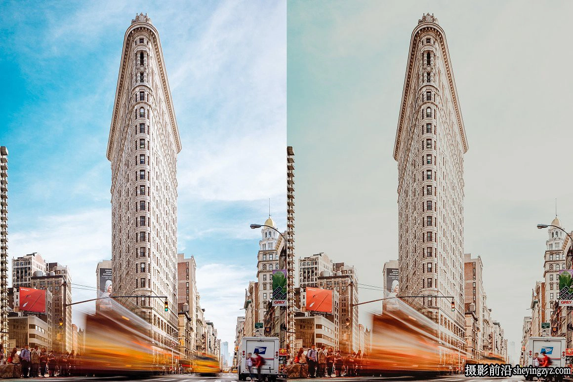 城市旅拍电影风光Lightroom预设手机LR预设 Manhattan Life Presets