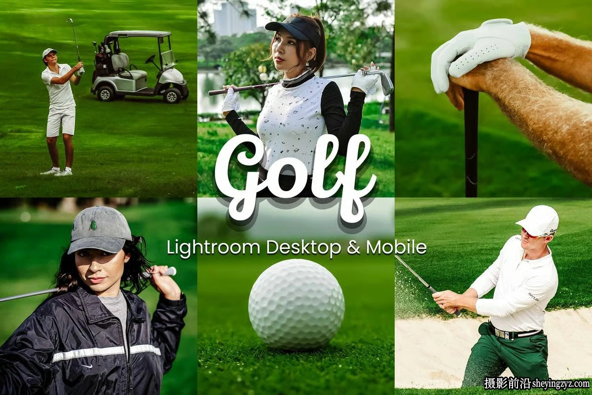 户外自然光人像Lightroom预设及LUT预设 Golf Lightroom Collection