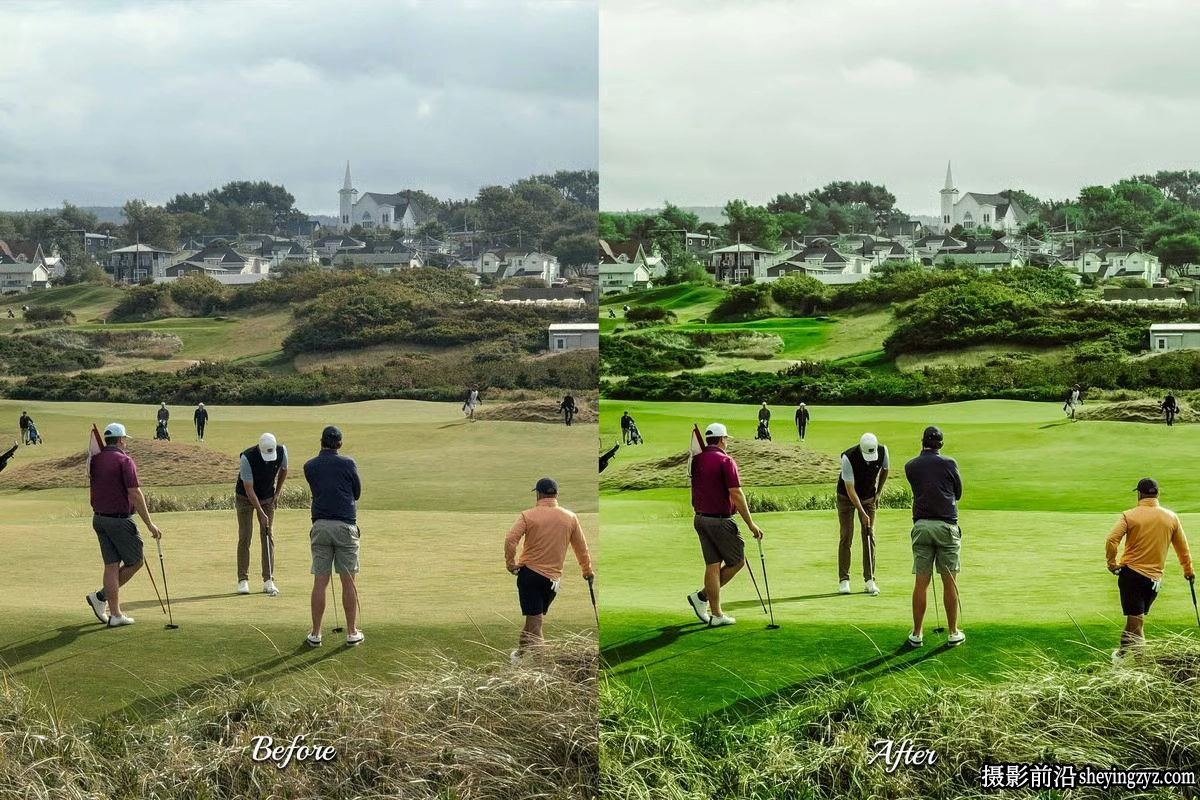 户外自然光人像Lightroom预设及LUT预设 Golf Lightroom Collection